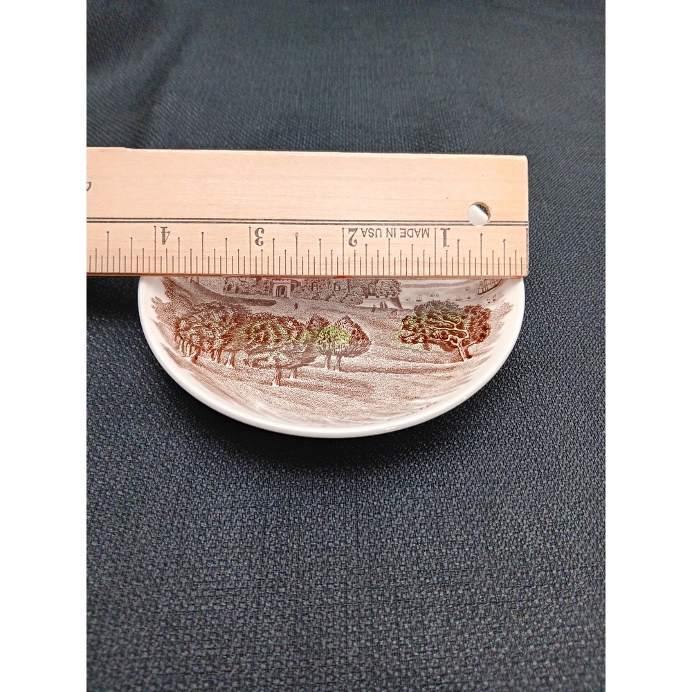 Johnson Bros Norris‎ Castle Collector Plate England Brown Scenic Landscape - Picture 6 of 6